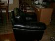 Dark Brown Leather Chair - NEW